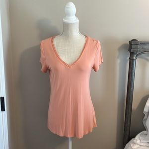 WHBM peach tee